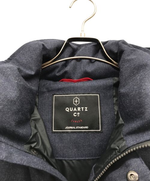 QUARTZco（クオーツコー）QUARTZco (クオーツコー) FALKNERダウンジャケット ネイビー サイズ:Sの古着・服飾アイテム