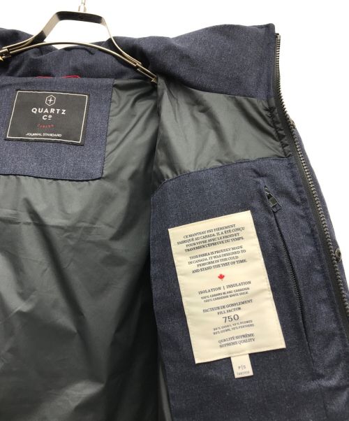 QUARTZco（クオーツコー）QUARTZco (クオーツコー) FALKNERダウンジャケット ネイビー サイズ:Sの古着・服飾アイテム