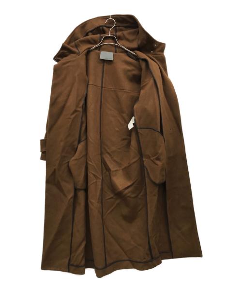 uncrave（アンクレイヴ）uncrave (アンクレイヴ) プルーフメルトンダッフルコート ブラウン サイズ:1　B81-85,H89-93,T158-162の古着・服飾アイテム