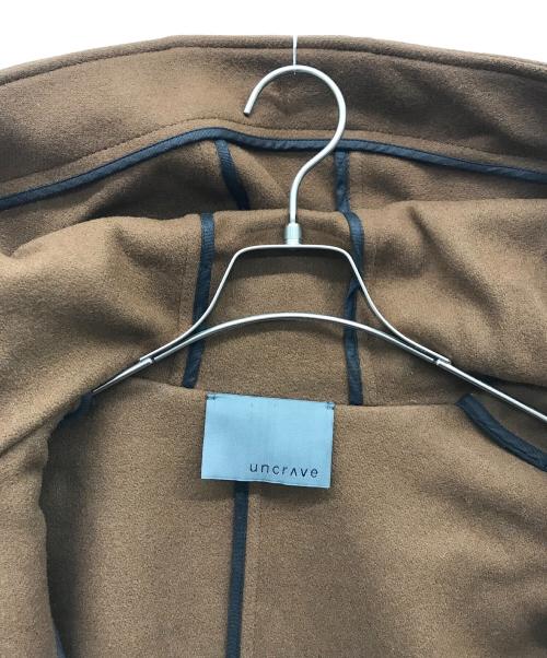 uncrave（アンクレイヴ）uncrave (アンクレイヴ) プルーフメルトンダッフルコート ブラウン サイズ:1　B81-85,H89-93,T158-162の古着・服飾アイテム