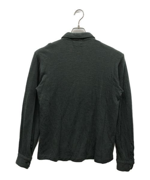 Doublet sportsman's（ダブレットスポーツマンズ）Doublet sportsman's (ダブレットスポーツマンズ) ハーフジップウールシャツ グレー サイズ:不明の古着・服飾アイテム