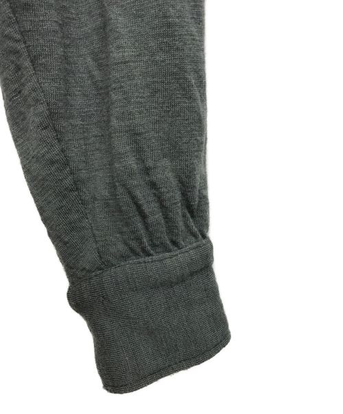 Doublet sportsman's（ダブレットスポーツマンズ）Doublet sportsman's (ダブレットスポーツマンズ) ハーフジップウールシャツ グレー サイズ:不明の古着・服飾アイテム
