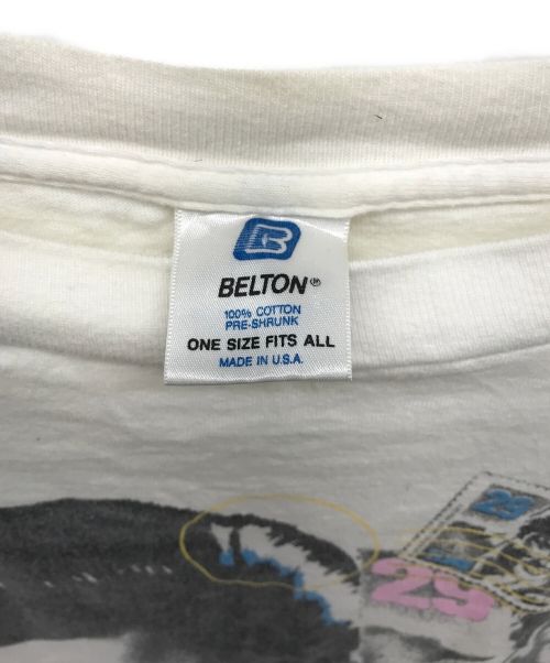 BELTON（ベルトン）BELTON (ベルトン) プリントTシャツ ホワイト サイズ:ONE SIZE FITS ALLの古着・服飾アイテム