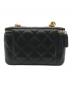 CHANEL (シャネル) Ｗチェーンバニティケース ブラック：271000円