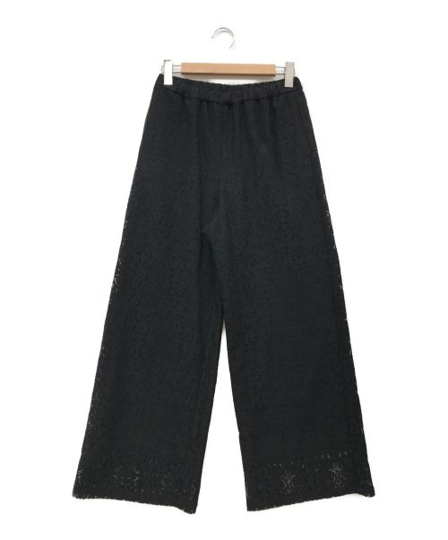 GRACE CONTINENTAL（グレースコンチネンタル）GRACE CONTINENTAL (（グレースコンチネンタル) レースパンツ ブラック サイズ:36 未使用品の古着・服飾アイテム
