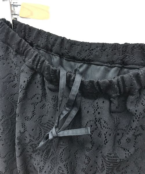 GRACE CONTINENTAL（グレースコンチネンタル）GRACE CONTINENTAL (（グレースコンチネンタル) レースパンツ ブラック サイズ:36 未使用品の古着・服飾アイテム