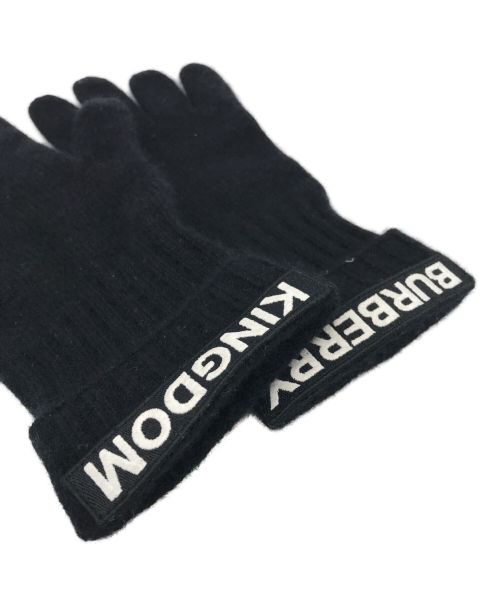 BURBERRY LONDON（バーバリーロンドン）BURBERRY LONDON (バーバリー ロンドン) 手袋 ブラック サイズ:S/M 160/90の古着・服飾アイテム
