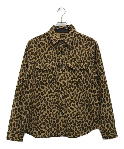 COOTIE（クーティー）COOTIE (クーティー) レオパード柄ウールシャツ ブラウン サイズ:なしの古着・服飾アイテム