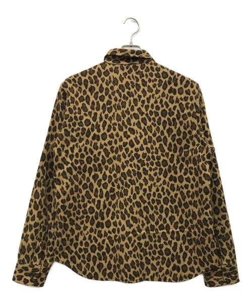 COOTIE（クーティー）COOTIE (クーティー) レオパード柄ウールシャツ ブラウン サイズ:なしの古着・服飾アイテム
