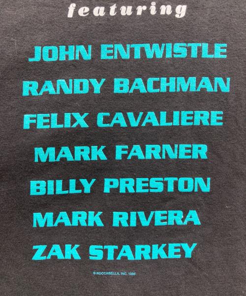 Team champ（チーム チャンプ）Team champ (チーム チャンプ) リンゴスタープリントTシャツ ブラック サイズ:Lの古着・服飾アイテム