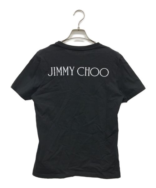 JIMMY CHOO（ジミーチュウ）JIMMY CHOO (ジミーチュウ) バックロゴs/sTシャツ ブラック サイズ:Sの古着・服飾アイテム