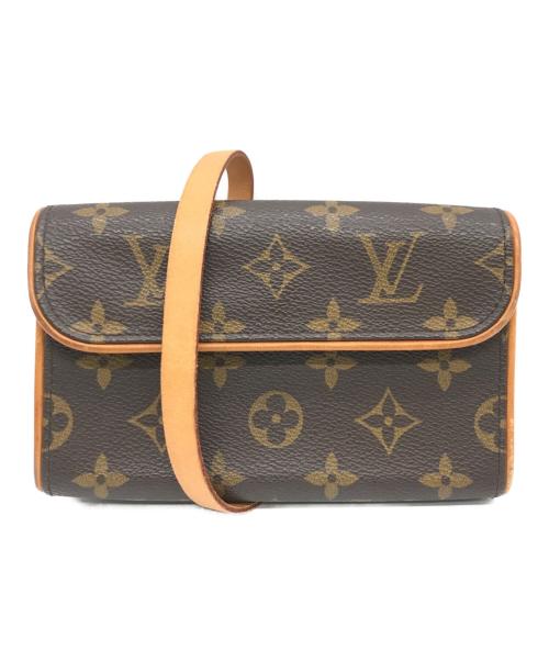 LOUIS VUITTON（ルイ ヴィトン）LOUIS VUITTON (ルイ ヴィトン) ポシェットフロランティーヌ モノグラム ウエストポーチ ブラウンの古着・服飾アイテム