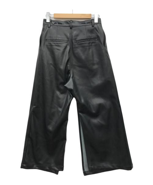 .efiLevol（エフィレボル）.efiLevol (エフィレボル) フェイクレザーレイヤードパンツ ブラック サイズ:なしの古着・服飾アイテム
