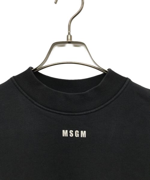 MSGM（エムエスジーエム）MSGM (エムエスジーエム) スウェットワンピース ブラック サイズ:XS　の古着・服飾アイテム