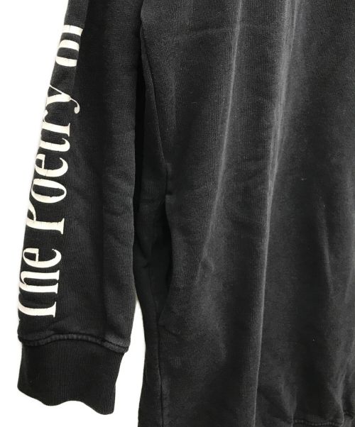 MSGM（エムエスジーエム）MSGM (エムエスジーエム) スウェットワンピース ブラック サイズ:XS　の古着・服飾アイテム