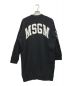 MSGM (エムエスジーエム) スウェットワンピース ブラック サイズ:XS　：3500円