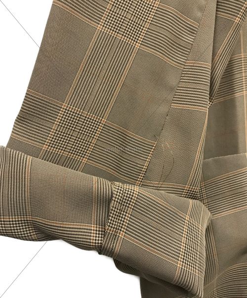 KOLOR（カラー）KOLOR (カラー) レイヤードテーラードジャケット ブラウン サイズ:1の古着・服飾アイテム