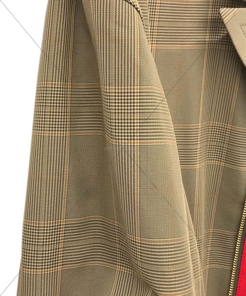 KOLOR（カラー）KOLOR (カラー) レイヤードテーラードジャケット ブラウン サイズ:1の古着・服飾アイテム