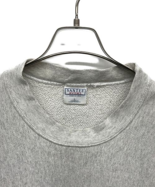 SANTEE（サンティ）santee (サンティ) クルーネックスウェット グレー サイズ:Lの古着・服飾アイテム