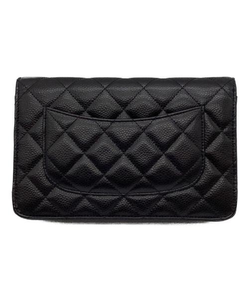 CHANEL（シャネル）CHANEL (シャネル) クラシックチェーンウォレット ブラックの古着・服飾アイテム