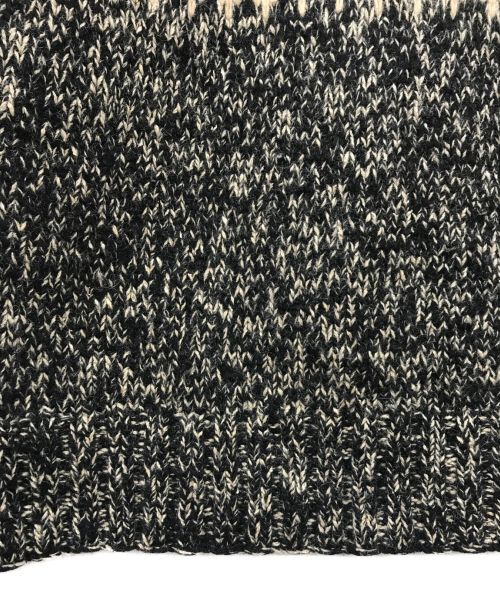 POLO RALPH LAUREN（ポロ・ラルフローレン）POLO RALPH LAUREN (ポロ・ラルフローレン) ウール・シルクハンドニット ブラック サイズ:Mの古着・服飾アイテム