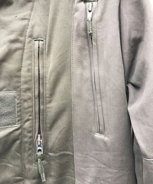 ink（インク）INK (インク) 切替コート カーキ サイズ:Sの古着・服飾アイテム