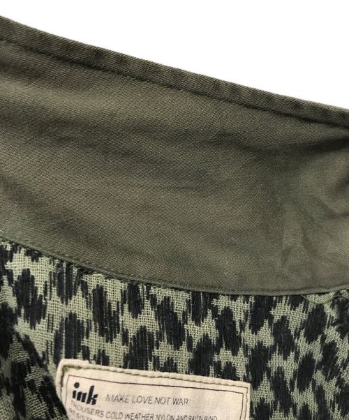 ink（インク）INK (インク) 切替コート カーキ サイズ:Sの古着・服飾アイテム