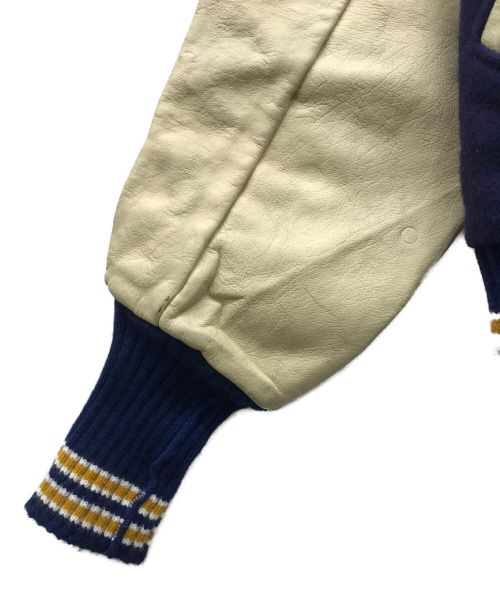 Allion AWARD JACKET（アリオン アワード）allion award jacket (アリオン アワード) スタジャン ネイビー サイズ:38の古着・服飾アイテム