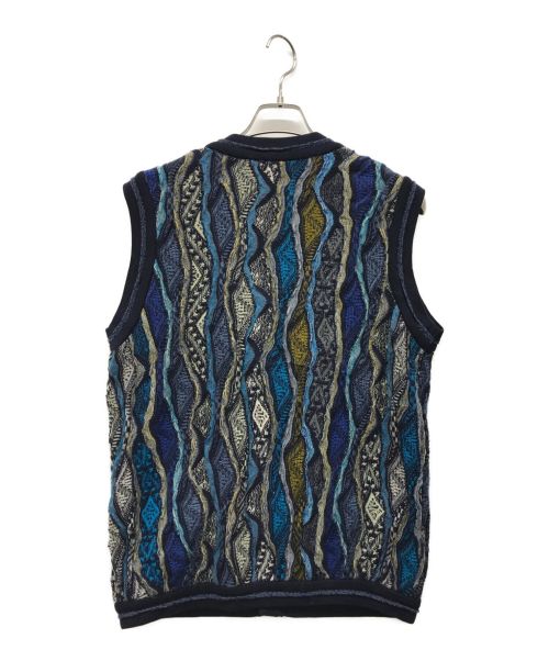 Coogi（クージー）Coogi (クージー) ニットベスト ネイビー サイズ:Sの古着・服飾アイテム
