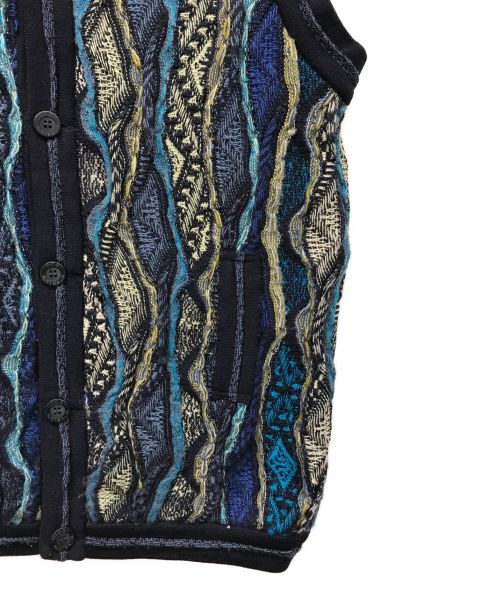 Coogi（クージー）Coogi (クージー) ニットベスト ネイビー サイズ:Sの古着・服飾アイテム