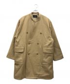 HIBECKハイベック）の古着「ダブルブレスコート」｜ベージュ