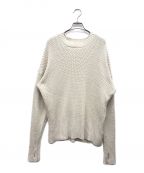 TODAYFULトゥデイフル）の古着「シルク混ロングスリーブニット」｜アイボリー