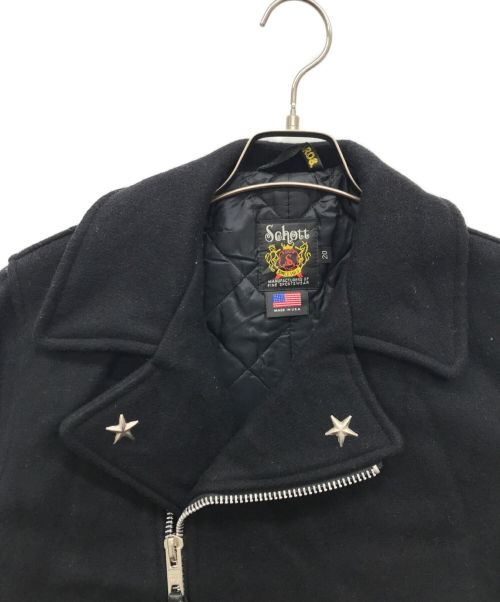 Schott（ショット）Schott (ショット) ライダースジャケット ブラック サイズ:20の古着・服飾アイテム