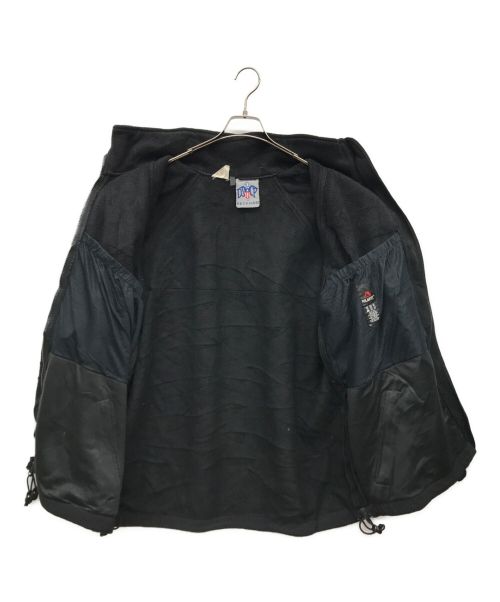 US ARMY（ユーエスアーミー）US ARMY (ユーエス アーミー) コールドウェザーフリースジャケット ブラック サイズ:LARGE CHEST41-45INCHESの古着・服飾アイテム