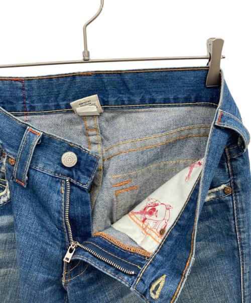 TRUE RELIGION（トゥルー レリジョン）TRUE RELIGION (トゥルー レリジョン) フレアデニムパンツ　JOEY インディゴ サイズ:32×33の古着・服飾アイテム