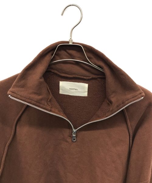 TODAYFUL（トゥデイフル）TODAYFUL (トゥデイフル) ハーフジッププルオーバー ブラウン サイズ:Fの古着・服飾アイテム