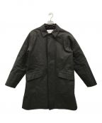 monobiモノビ）の古着「ステンカラーコート」｜チャコールグレー