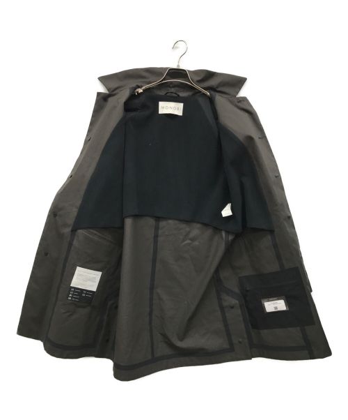 monobi（モノビ）monobi (モノビ) ステンカラーコート チャコールグレー サイズ:Mの古着・服飾アイテム