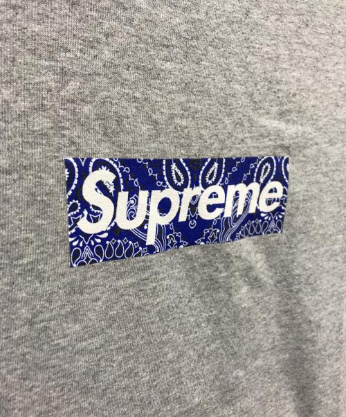 SUPREME（シュプリーム）SUPREME (シュプリーム) Bandana Box Logo Tee グレー サイズ:Sの古着・服飾アイテム