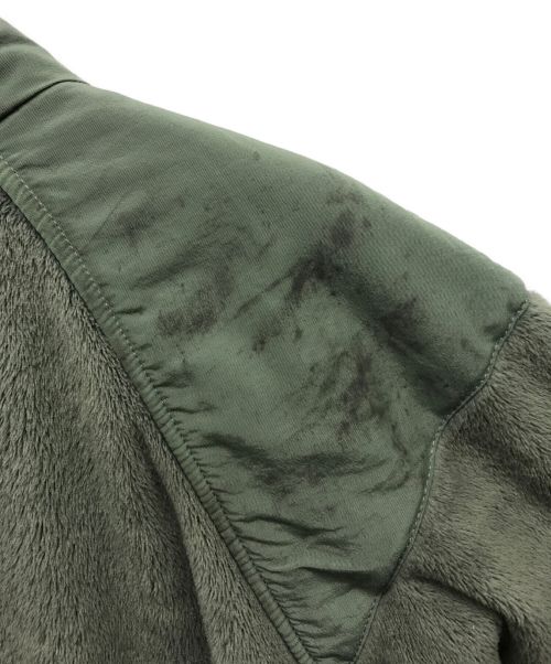 US ARMY（ユーエスアーミー）US ARMY (ユーエス アーミー) Fleece Cold Weather Jacket カーキ サイズ:LARGE-REGULARの古着・服飾アイテム
