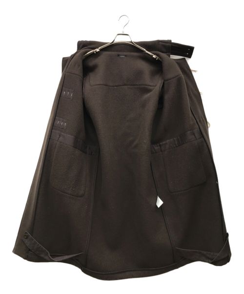 leno（リノ）LENO (リノ) ウール カシミヤ ロング ダッフル コート ブラウンの古着・服飾アイテム