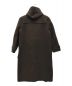 LENO (リノ) ウール カシミヤ ロング ダッフル コート ブラウン：9000円
