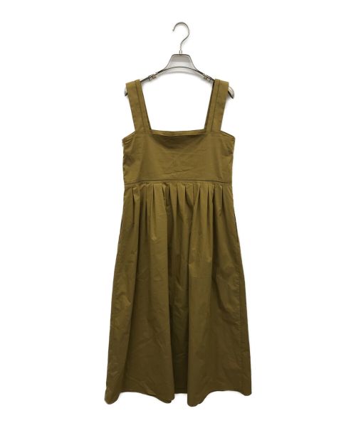 loin.（ロワン）loin. (ロワン) 梯子レースワンピース ブラウン サイズ:38の古着・服飾アイテム