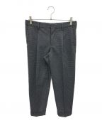 KOLORカラー）の古着「バーズチェックトラウザー」｜グレー