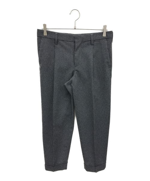 KOLOR（カラー）KOLOR (カラー) バーズチェックトラウザー グレー サイズ:Sの古着・服飾アイテム