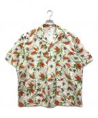 TOWN CRAFTタウンクラフト）の古着「PRINTED BEACH SHIRT」｜ホワイト
