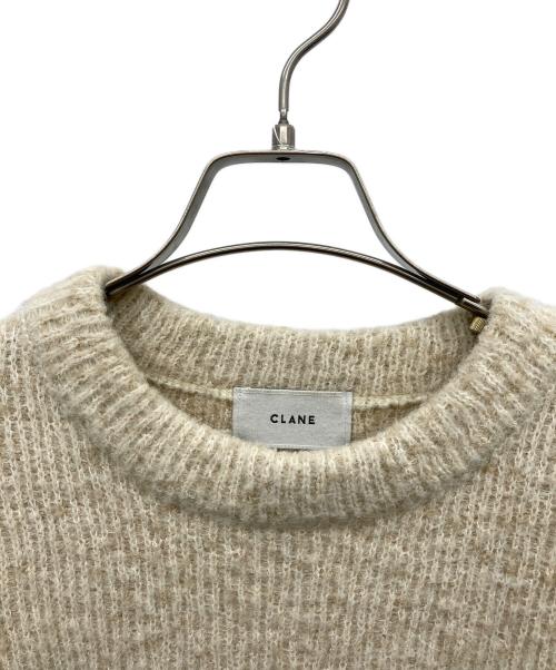 CLANE（クラネ）CLANE (クラネ) ミックスツイードニット ベージュ サイズ:1の古着・服飾アイテム