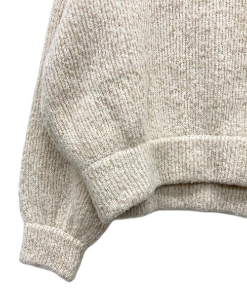 CLANE（クラネ）CLANE (クラネ) ミックスツイードニット ベージュ サイズ:1の古着・服飾アイテム