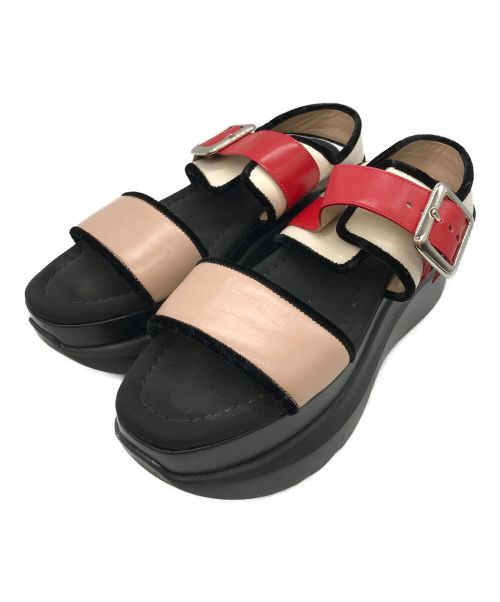 MULBERRY（マルベリー）MULBERRY (マルベリー) ストラップサンダル ブラック サイズ:36の古着・服飾アイテム