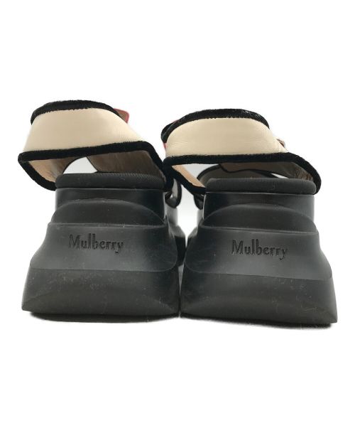 MULBERRY（マルベリー）MULBERRY (マルベリー) ストラップサンダル ブラック サイズ:36の古着・服飾アイテム